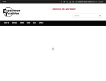 Tablet Screenshot of experiencetriathlon.com
